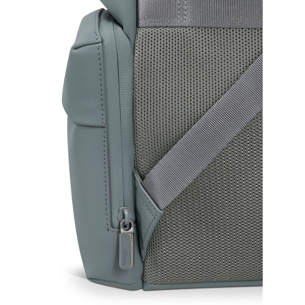 Lipault Lost In Berlin Cargo Backpack 2.0 in the color Cement Storm.