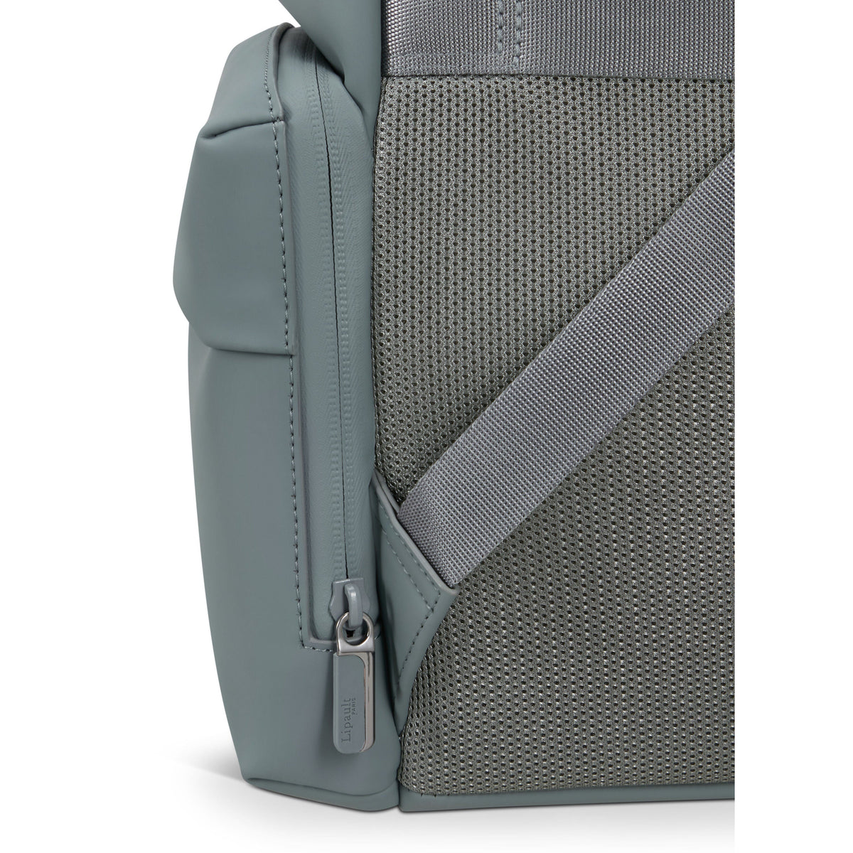 Lipault Lost In Berlin Cargo Backpack 2.0 in the color Cement Storm.
