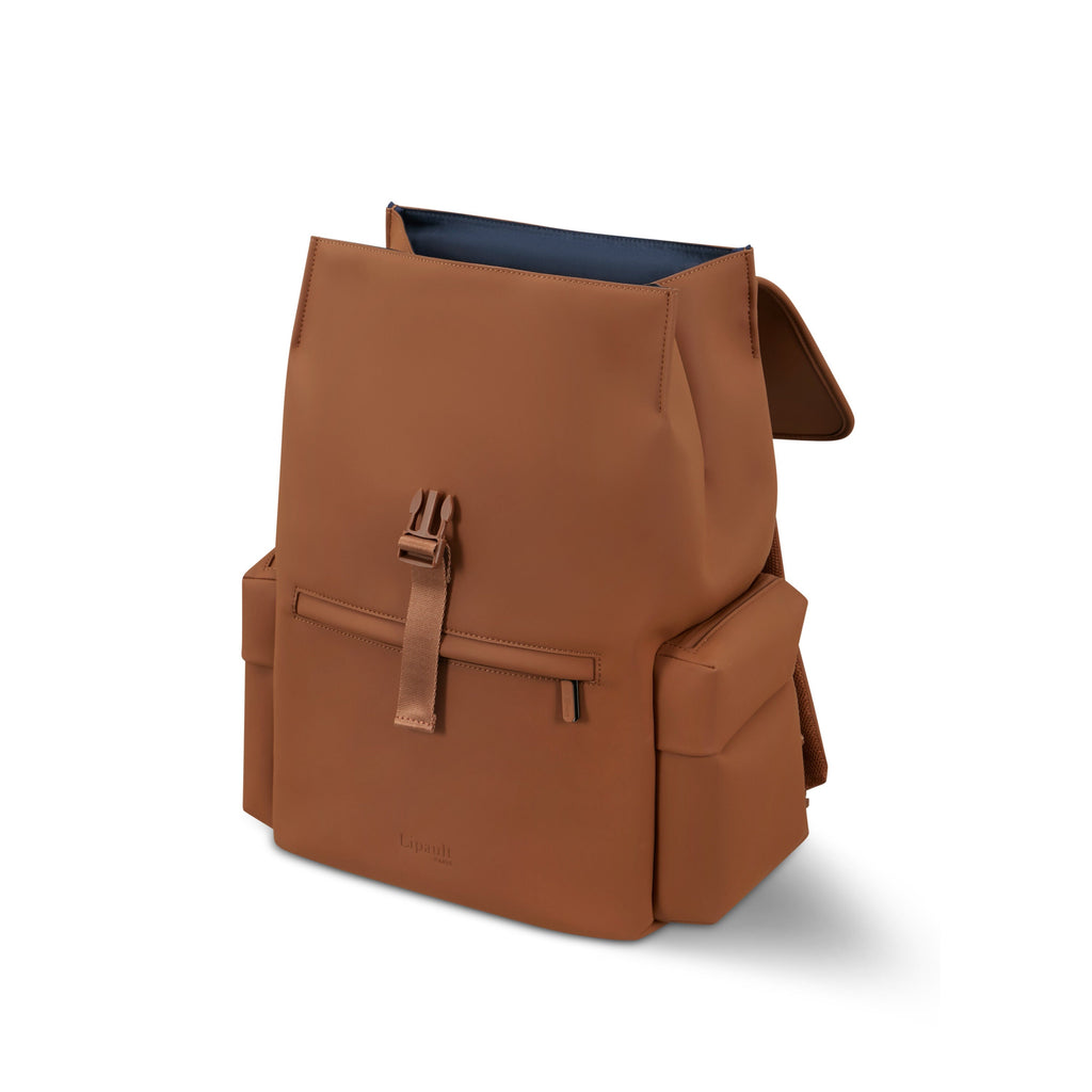 Lipault Lost In Berlin Cargo Backpack 2.0 in the color Nutsy Nut.