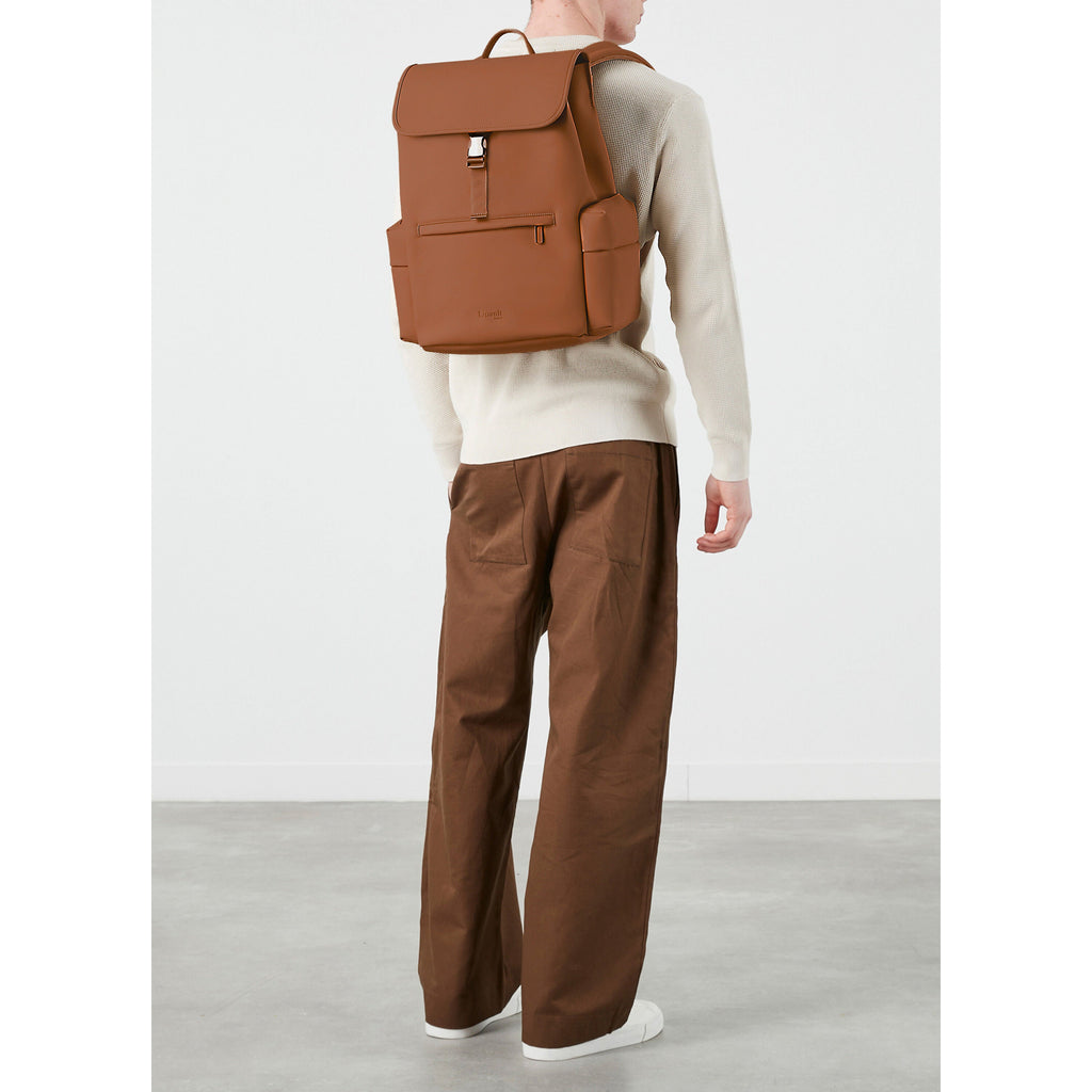 Lipault Lost In Berlin Cargo Backpack 2.0 in the color Nutsy Nut.