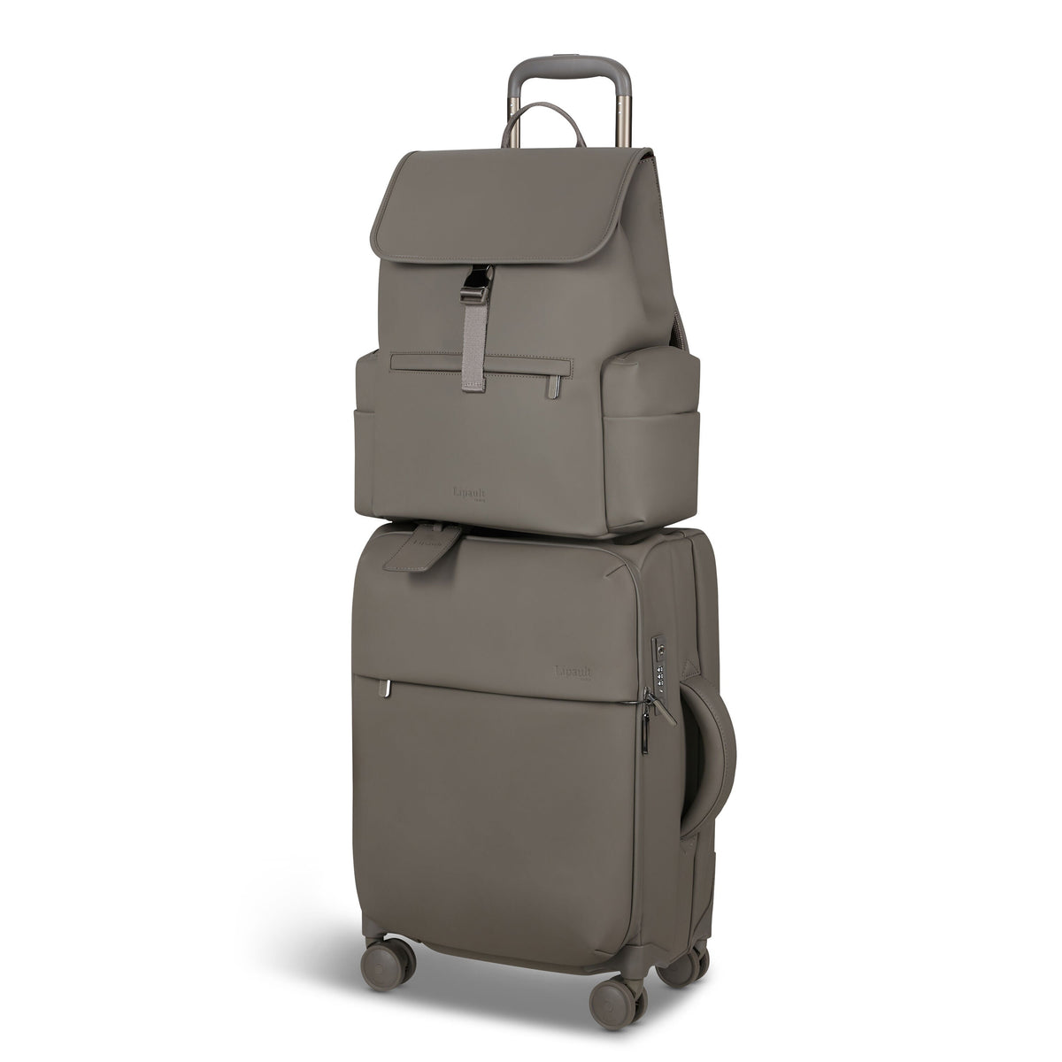 Lipault Lost In Berlin Cargo Backpack 2.0 in the color Ash Stone.