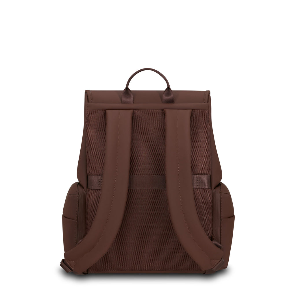 Lipault Lost In Berlin Cargo Backpack 2.0 in the color Spiced Mocha.