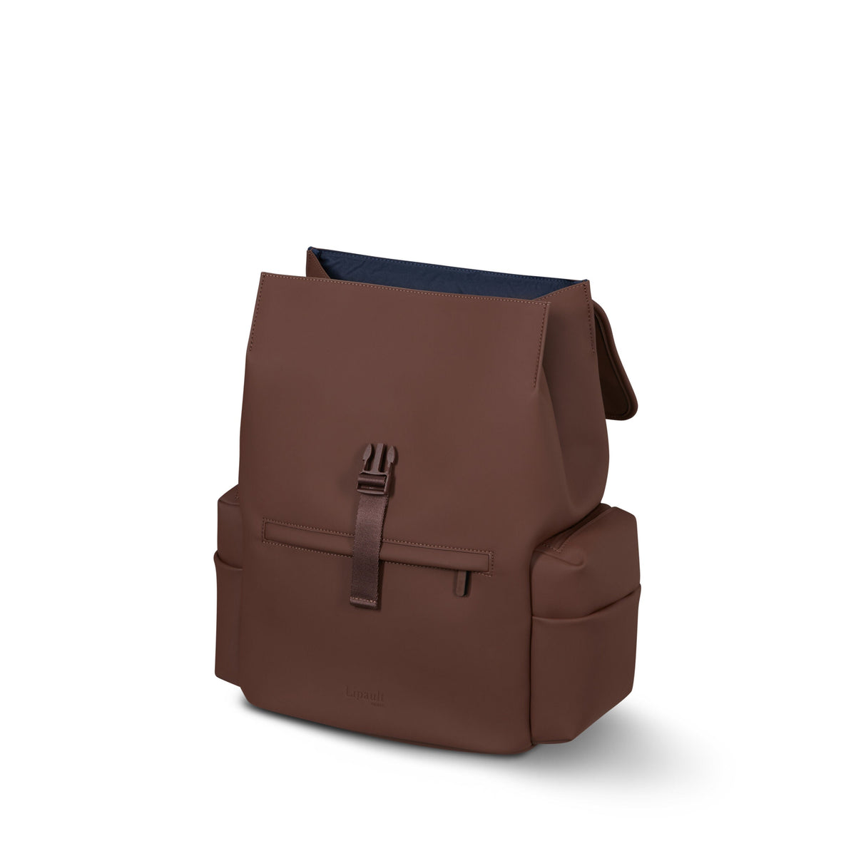 Lipault Lost In Berlin Cargo Backpack 2.0 in the color Spiced Mocha.