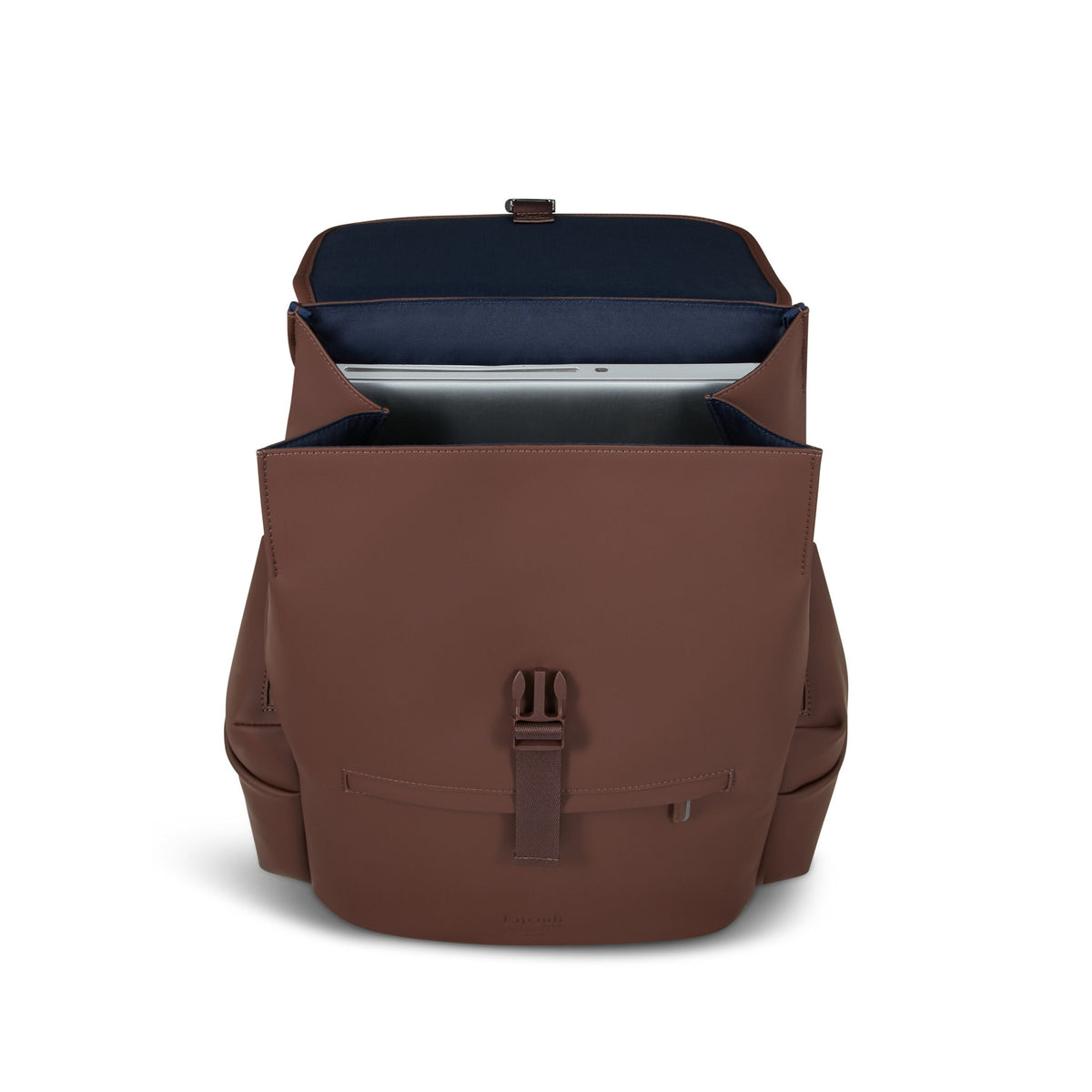 Lipault Lost In Berlin Cargo Backpack 2.0 in the color Spiced Mocha.