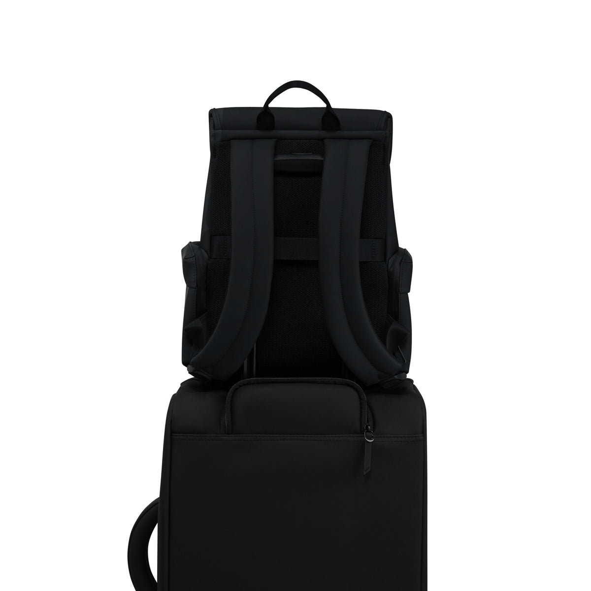 Lipault LOST IN BERLIN Mini Cargo Backpack in the color Black.