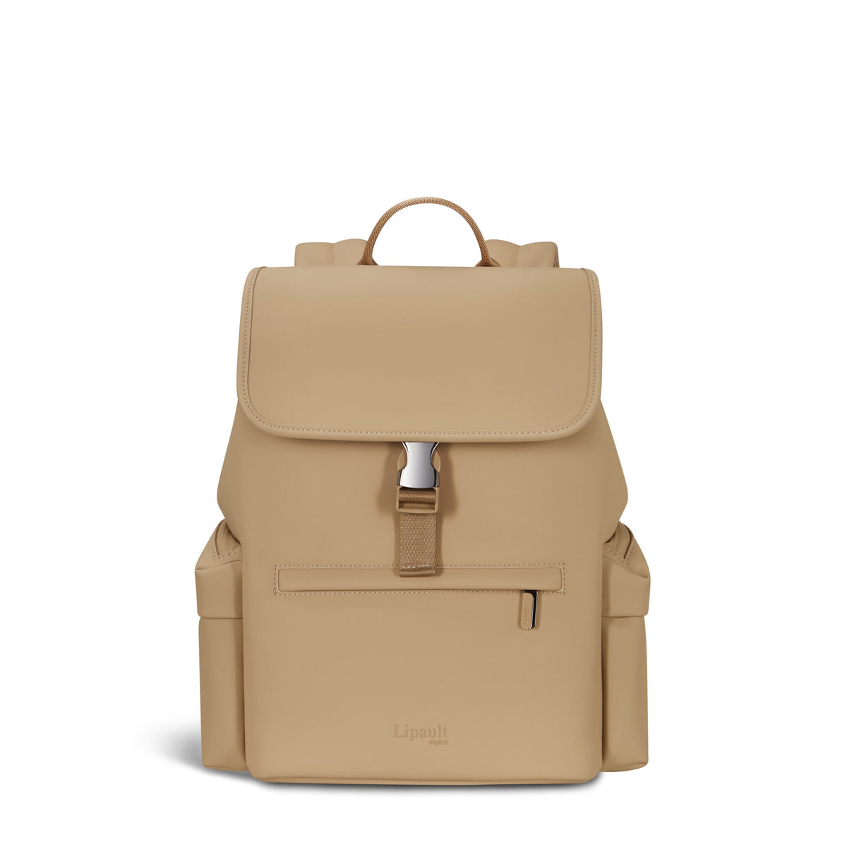Lipault LOST IN BERLIN Mini Cargo Backpack in the color Sandstone.