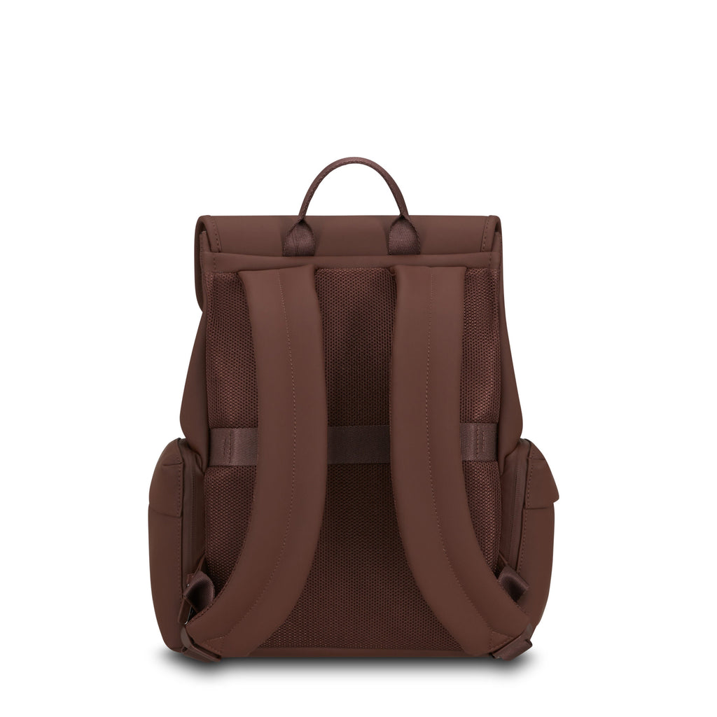 Lipault LOST IN BERLIN Mini Cargo Backpack in the color Spiced Mocha.