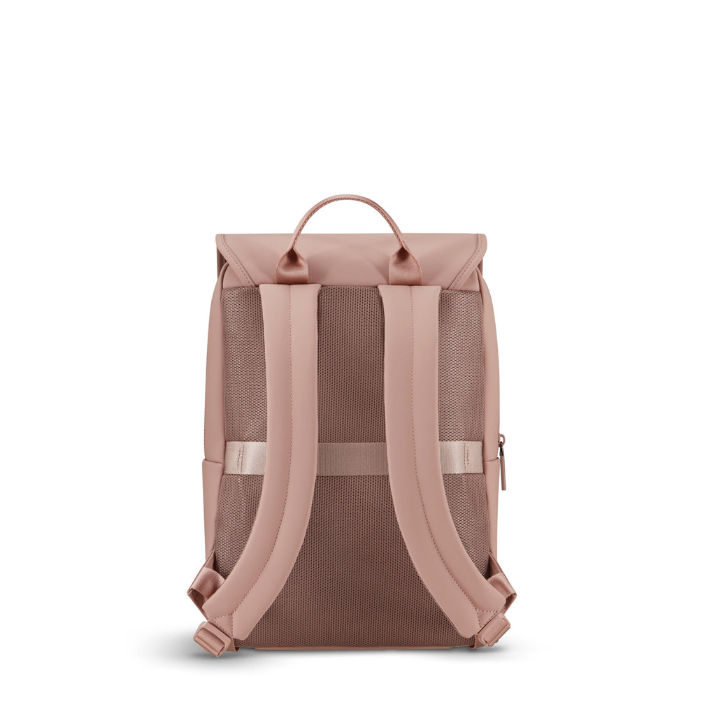 Lipault Lost In Berlin Square Backpack 2.0 in the color Rose Quartz.