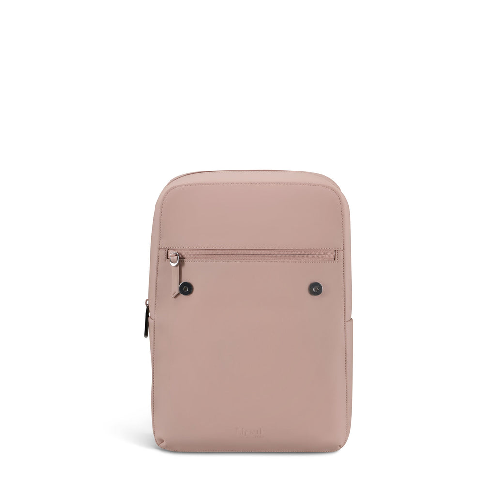Lipault Lost In Berlin Square Backpack 2.0 in the color Rose Quartz.