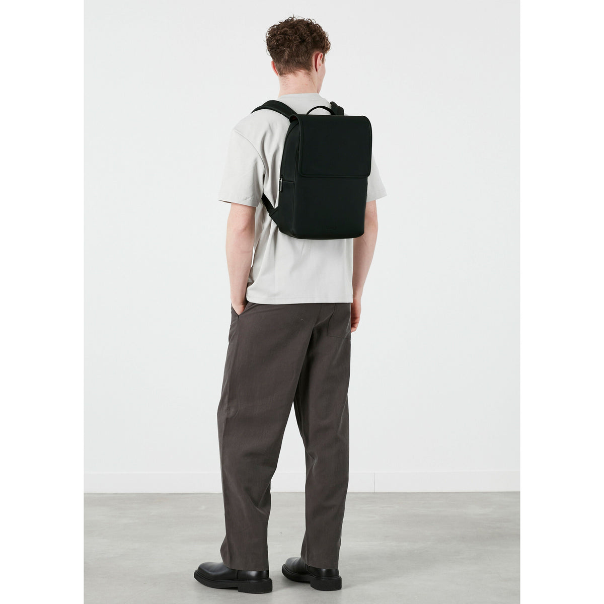 Lipault Lost In Berlin Square Backpack 2.0 in the color Black.