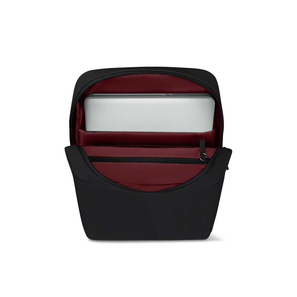 Lipault Lost In Berlin Square Backpack 2.0 in the color Black.