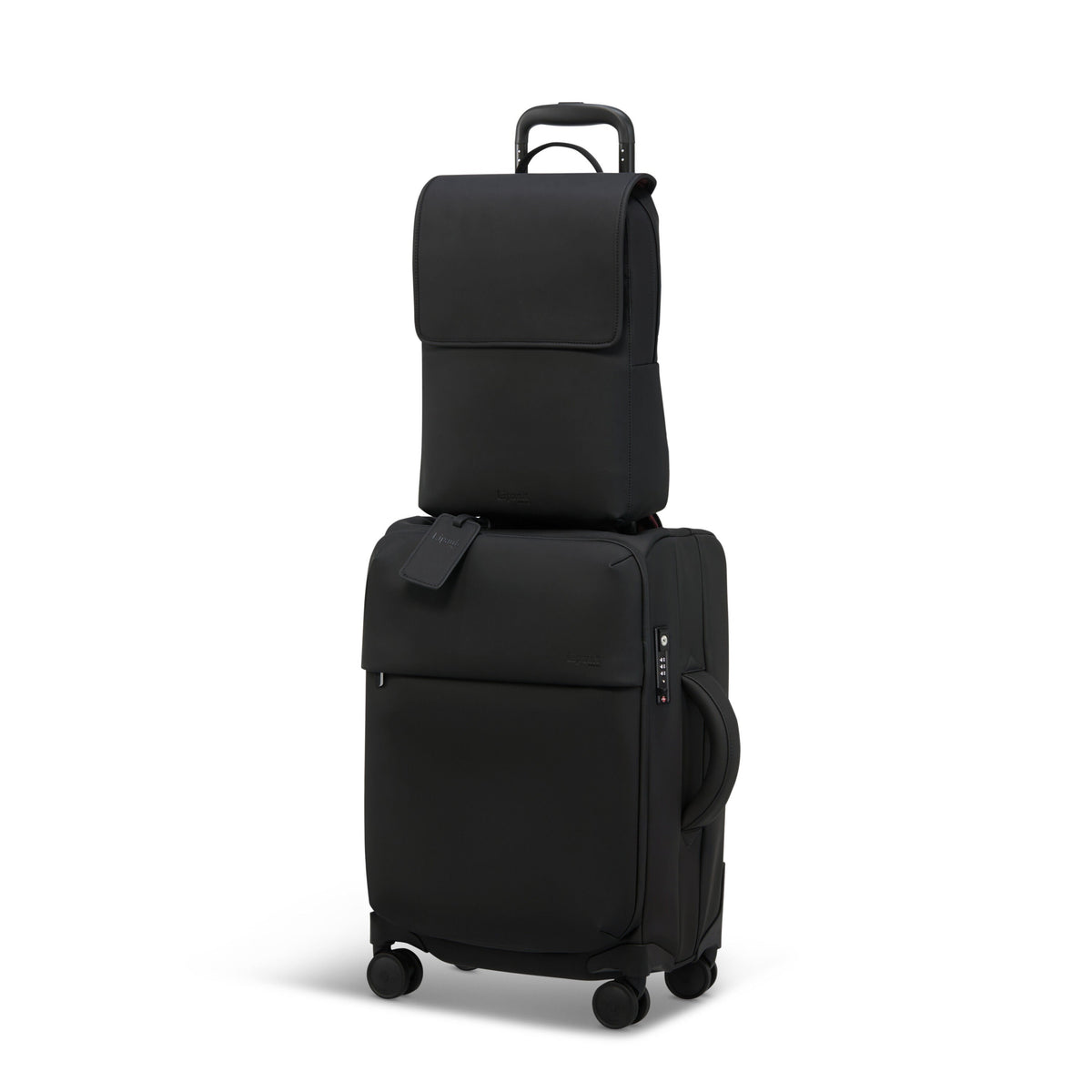 Lipault Lost In Berlin Square Backpack 2.0 in the color Black.