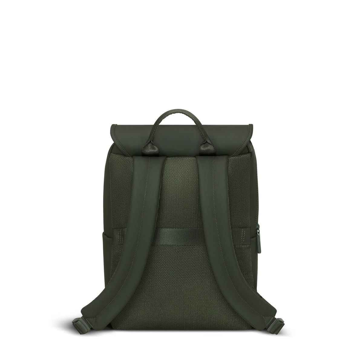 Lipault Lost In Berlin Square Backpack 2.0 in the color Dark Moss.