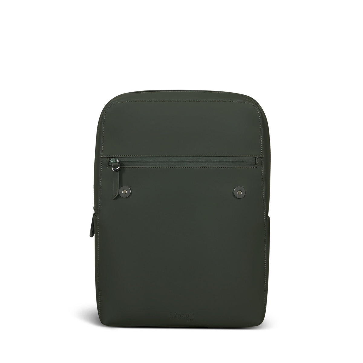 Lipault Lost In Berlin Square Backpack 2.0 in the color Dark Moss.