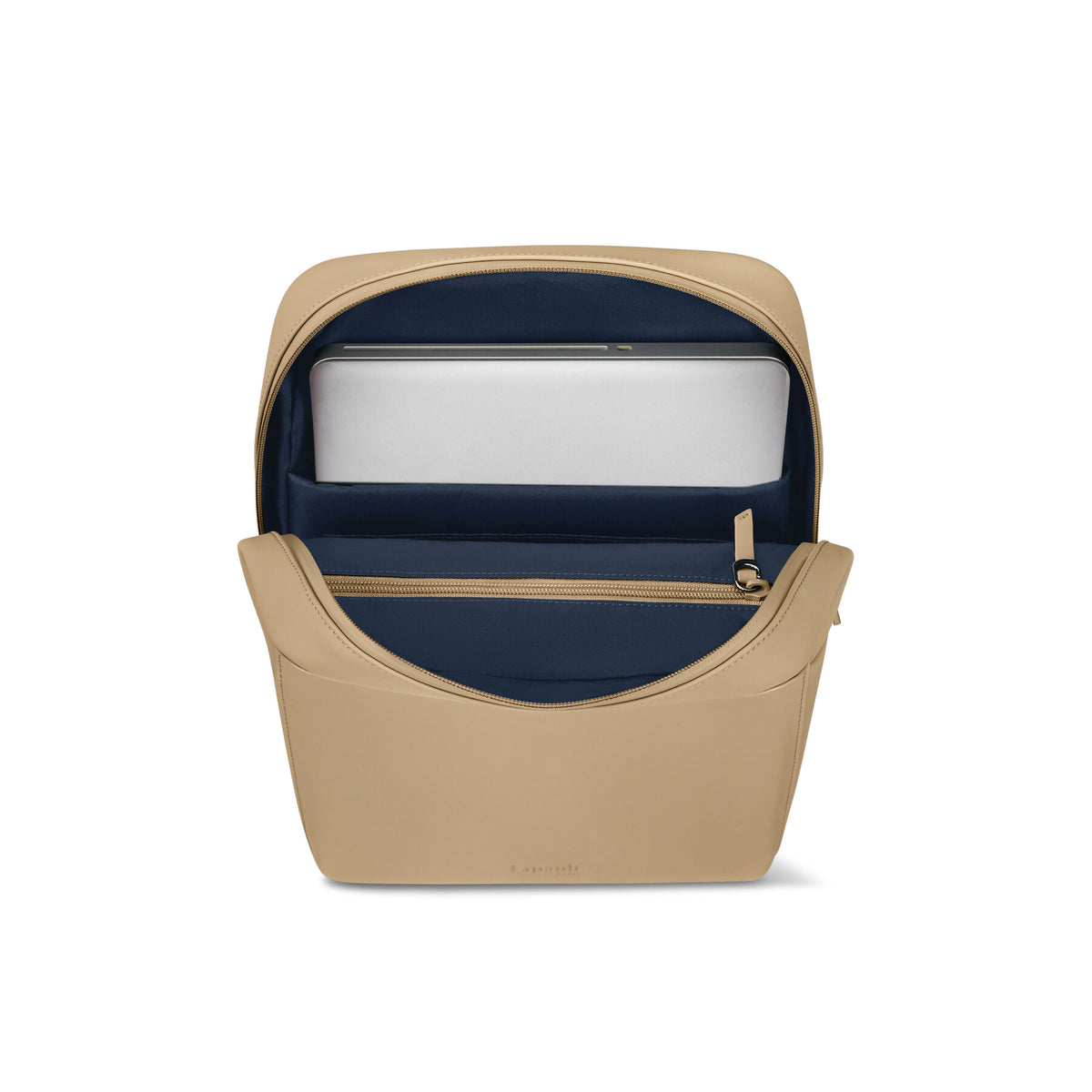 Lipault Lost In Berlin Square Backpack 2.0 in the color Sandstone.