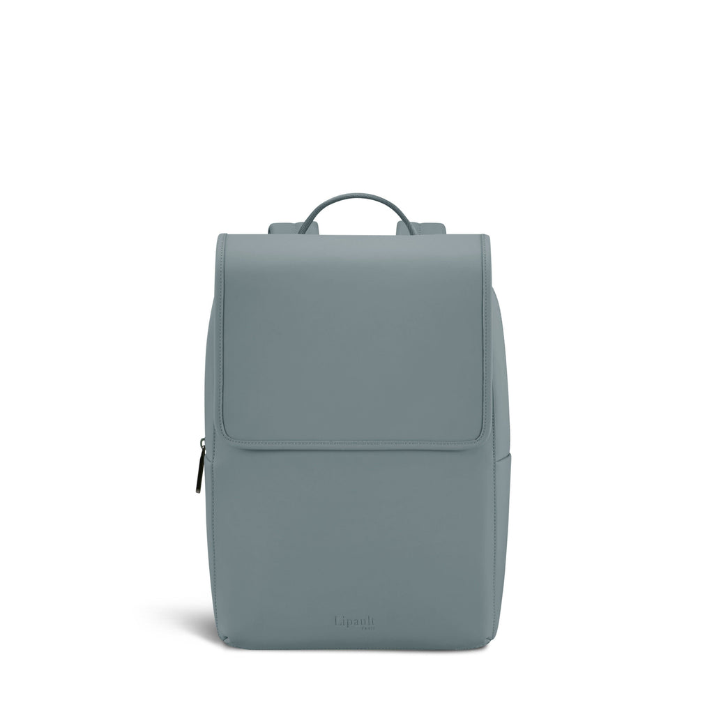 Lipault Lost In Berlin Square Backpack 2.0 in the color Cement Storm.