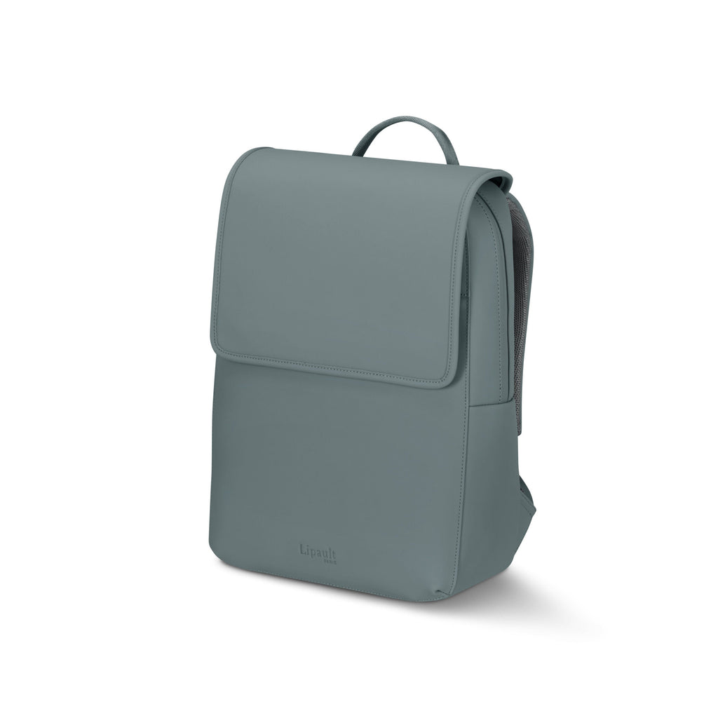 Lipault Lost In Berlin Square Backpack 2.0 in the color Cement Storm.