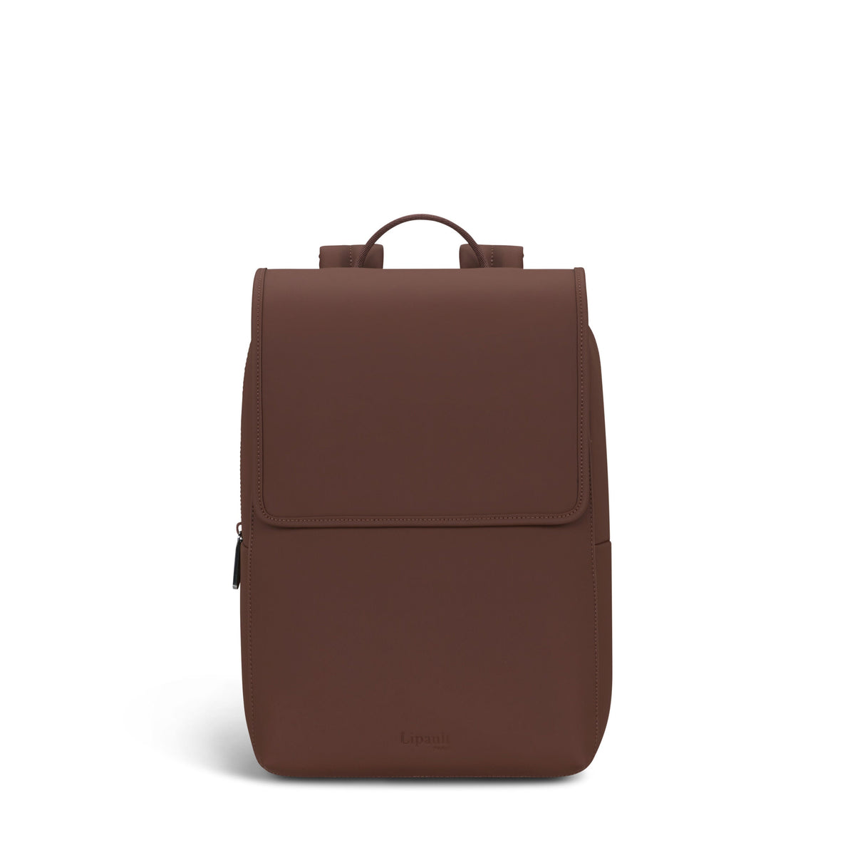 Lipault Lost In Berlin Square Backpack 2.0 in the color Spiced Mocha.