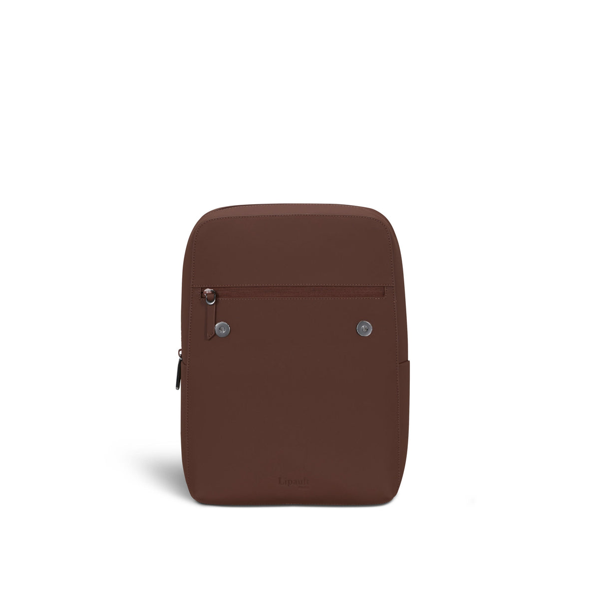 Lipault Lost In Berlin Square Backpack 2.0 in the color Spiced Mocha.