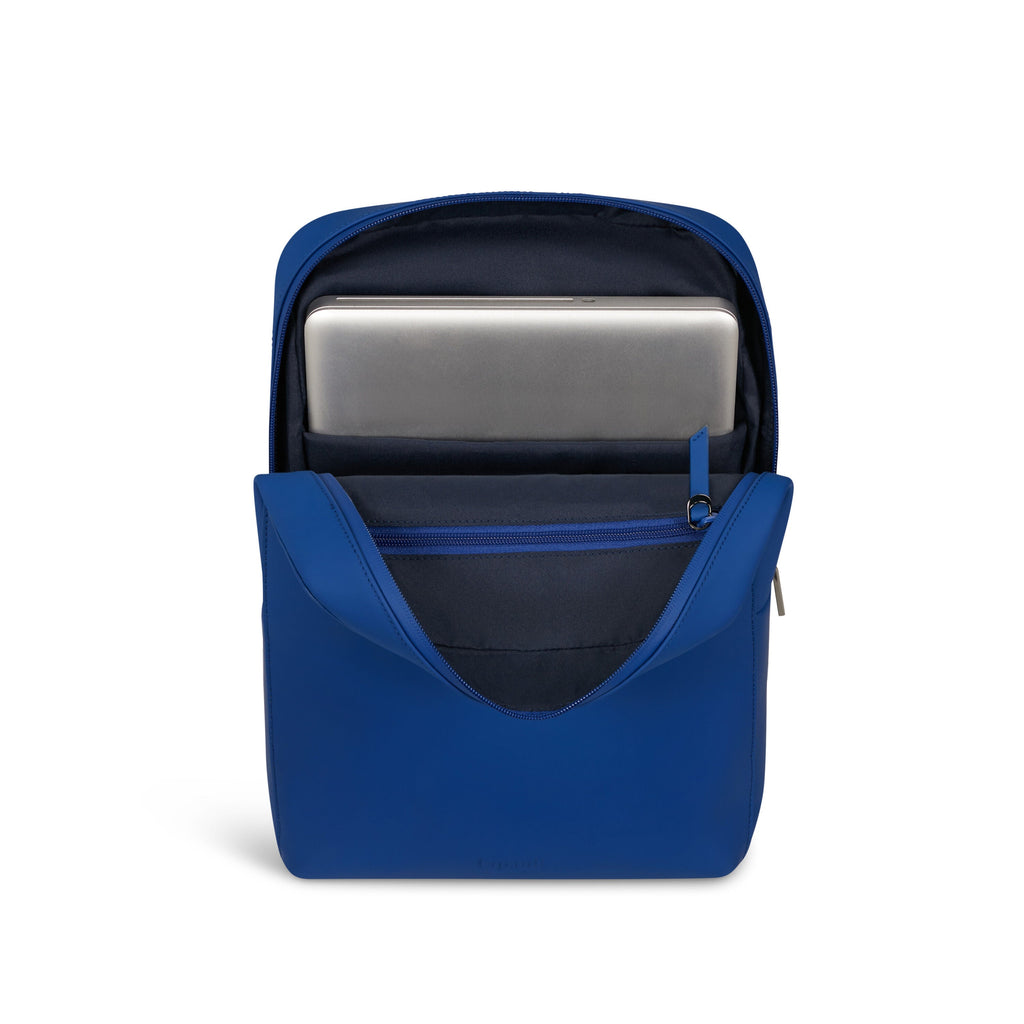 Lipault Lost In Berlin Square Backpack 2.0 in the color Blue Me Away.