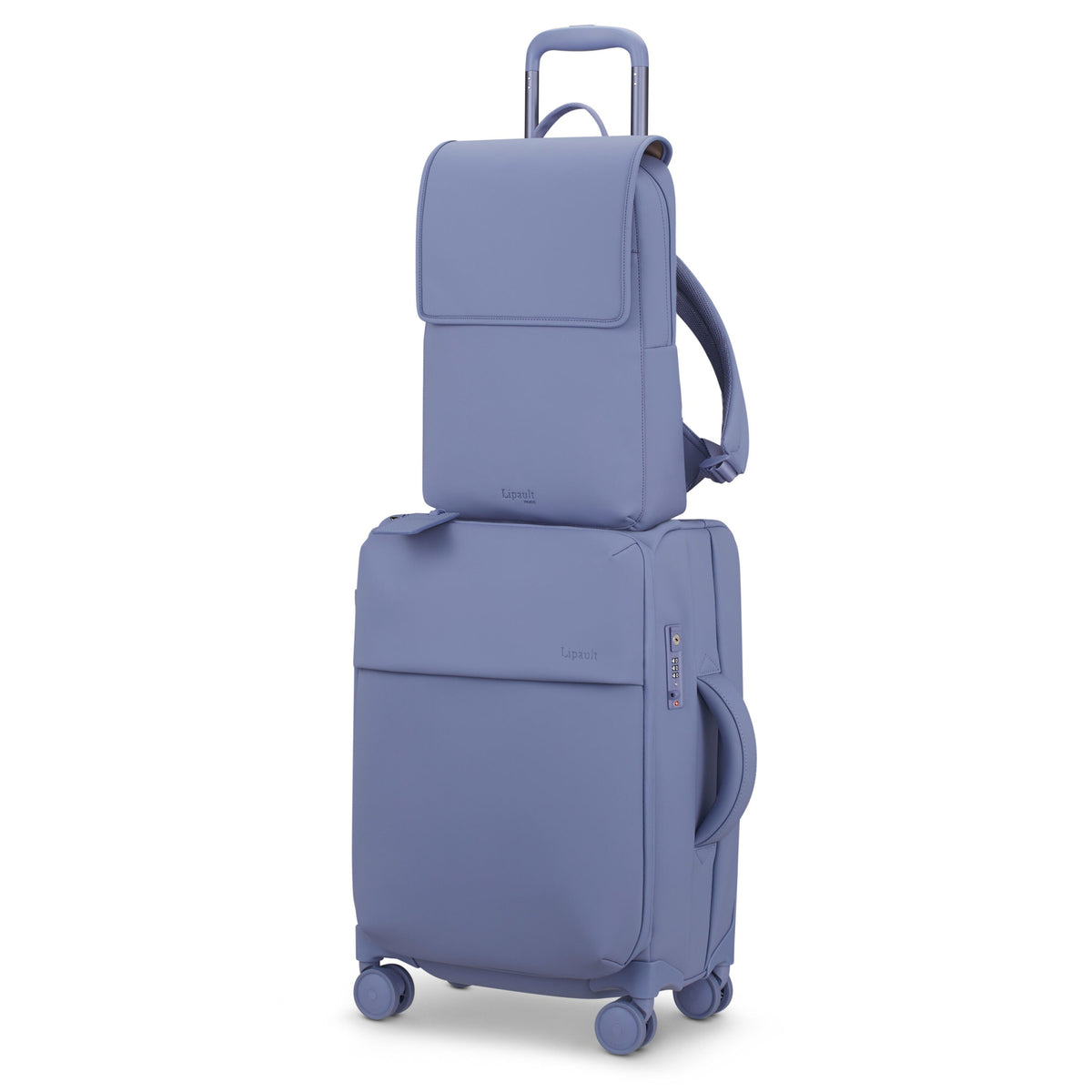 Lipault Lost In Berlin Square Backpack 2.0 in the color Urban Lilac.