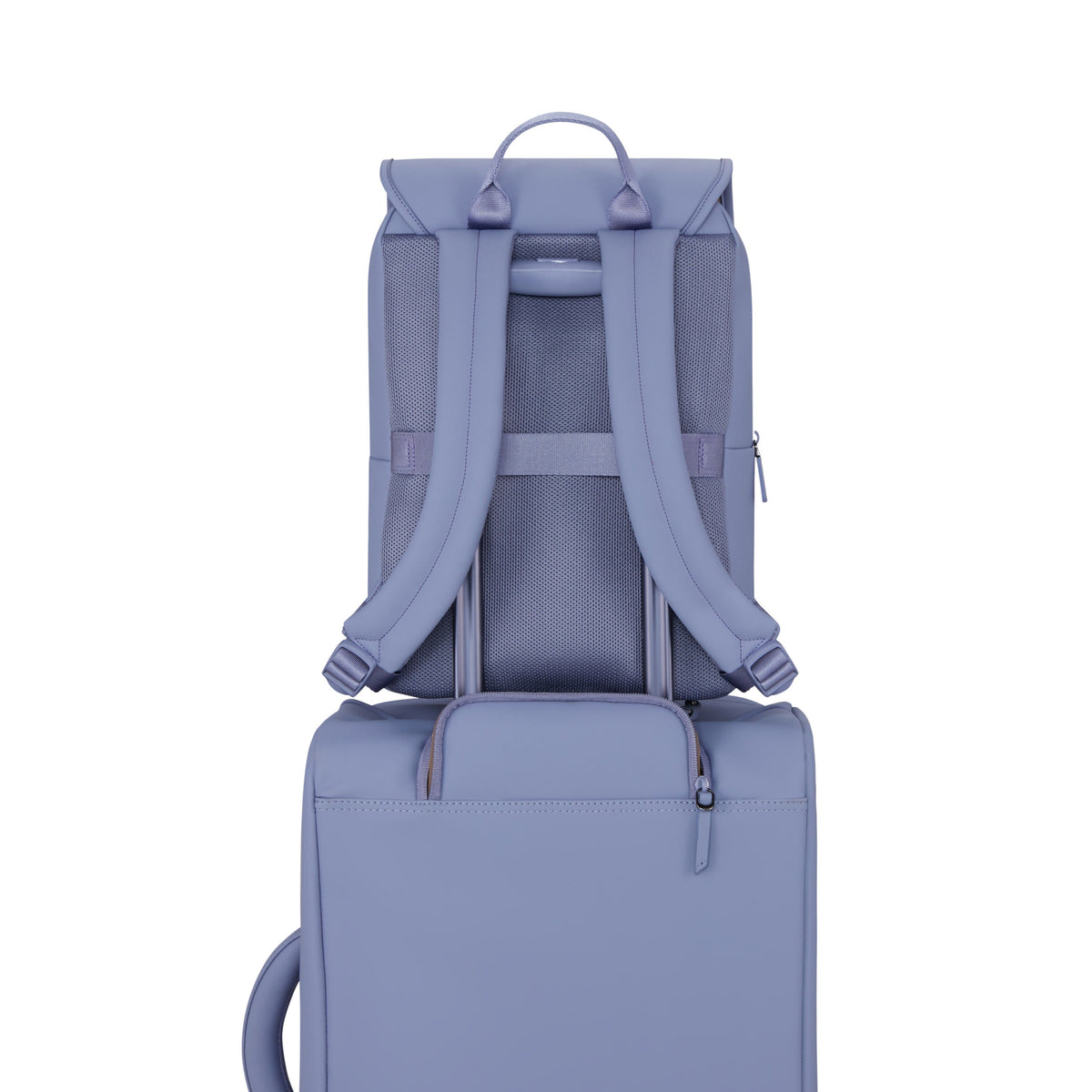 Lipault Lost In Berlin Square Backpack 2.0 in the color Urban Lilac.
