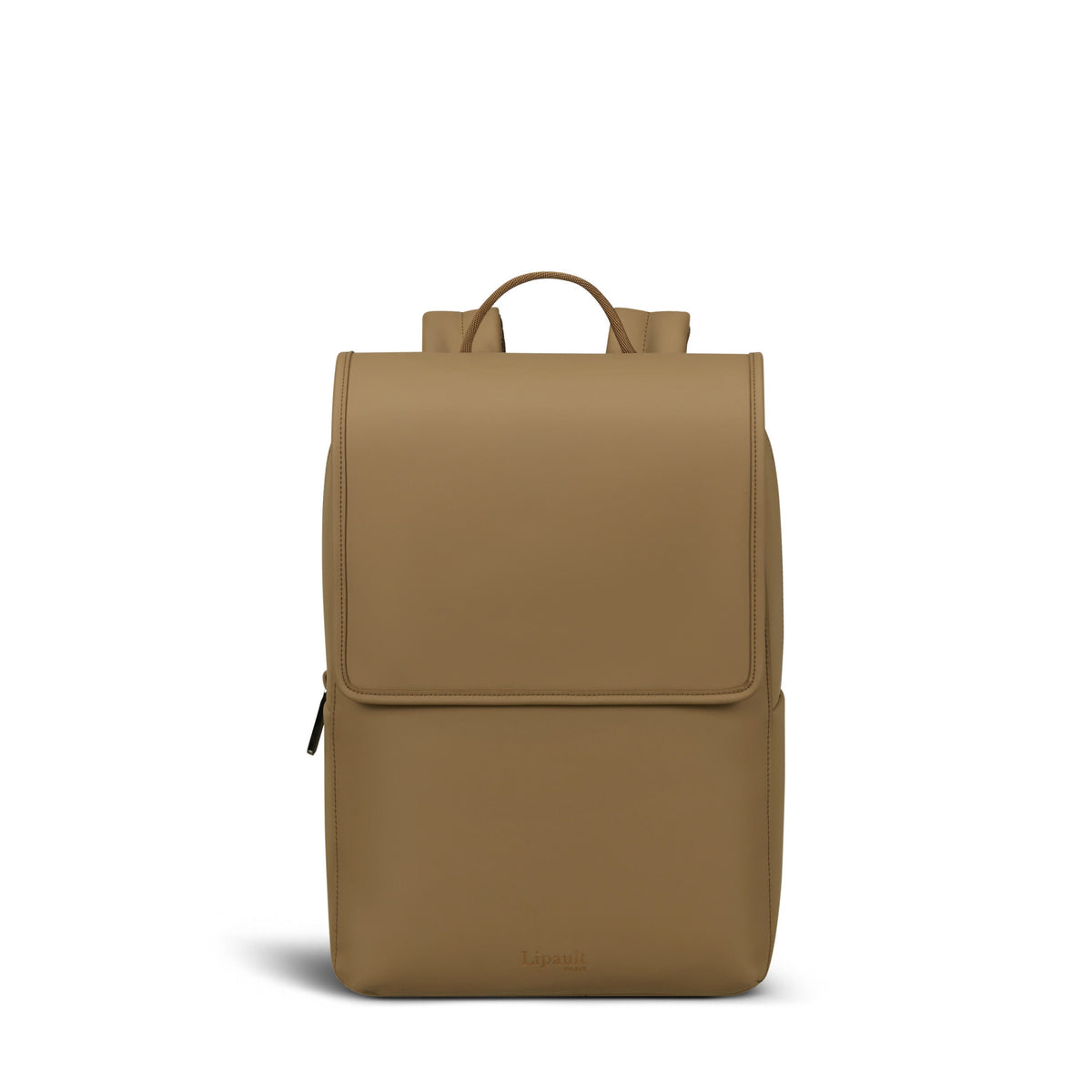 Lipault Lost In Berlin Square Backpack 2.0 in the color Golden Mud.