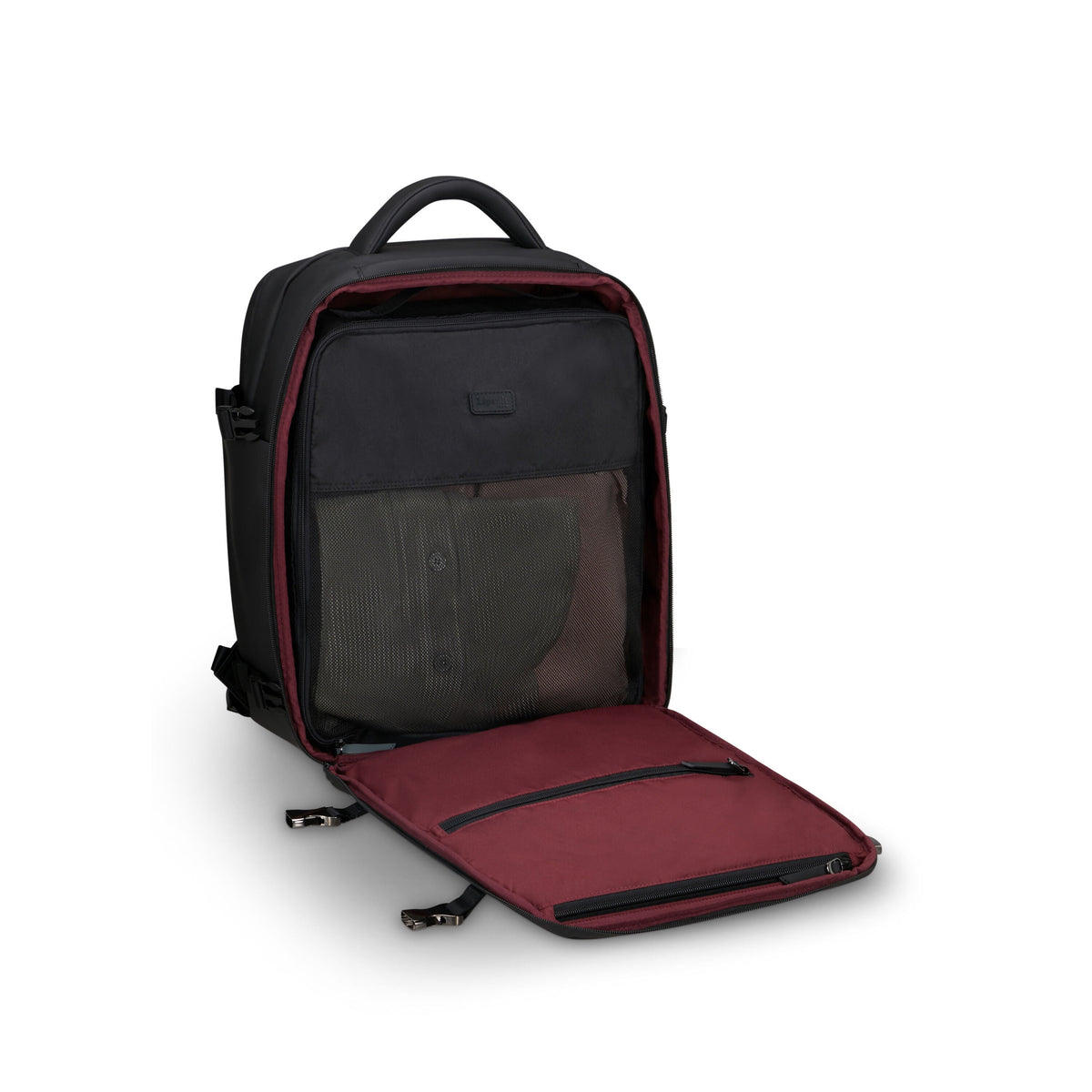 Lipault LOST IN BERLIN Travel Backpack 2.0 in the color Black.