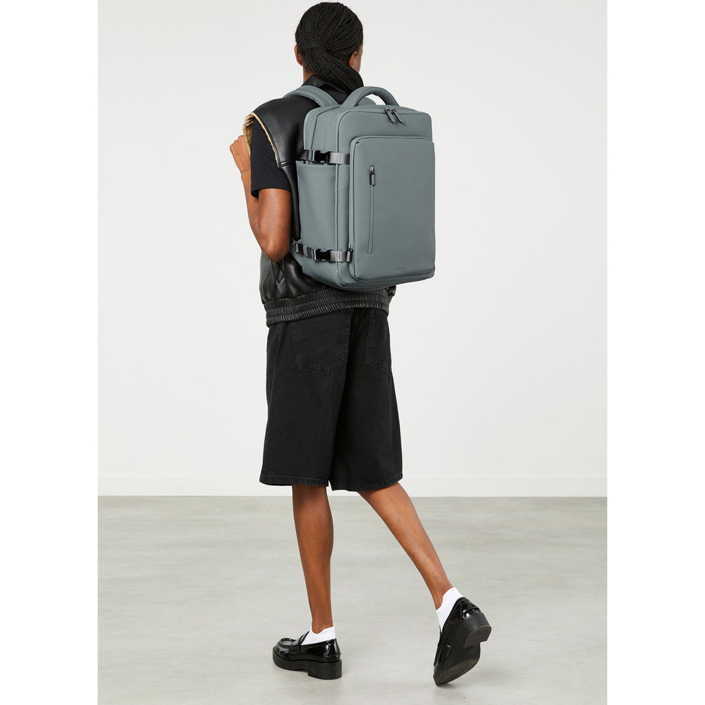 Lipault LOST IN BERLIN Travel Backpack 2.0 in the color Cement Storm.