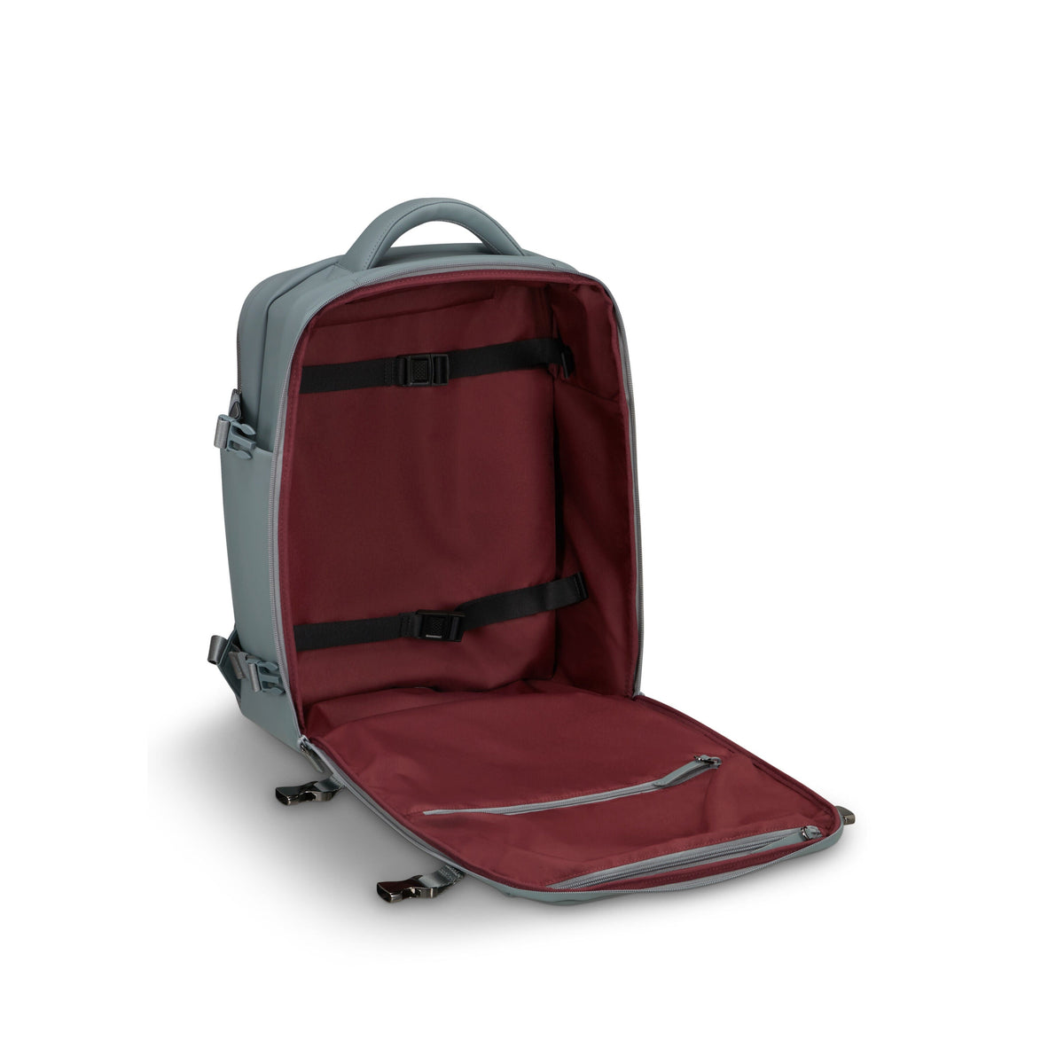 Lipault LOST IN BERLIN Travel Backpack 2.0 in the color Cement Storm.