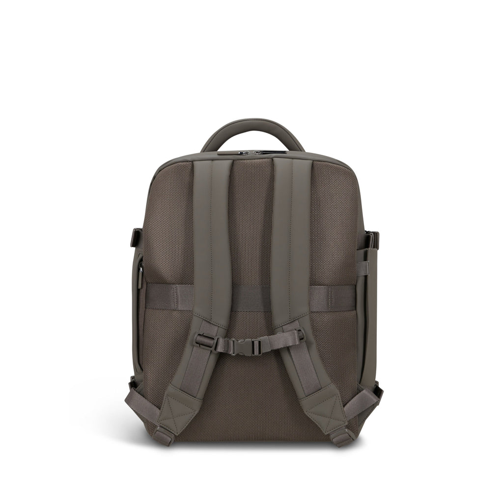 Lipault LOST IN BERLIN Travel Backpack 2.0 in the color Ash Stone.
