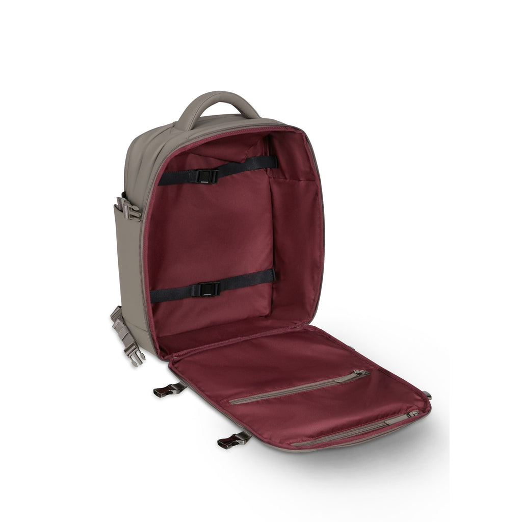Lipault LOST IN BERLIN Travel Backpack 2.0 in the color Ash Stone.