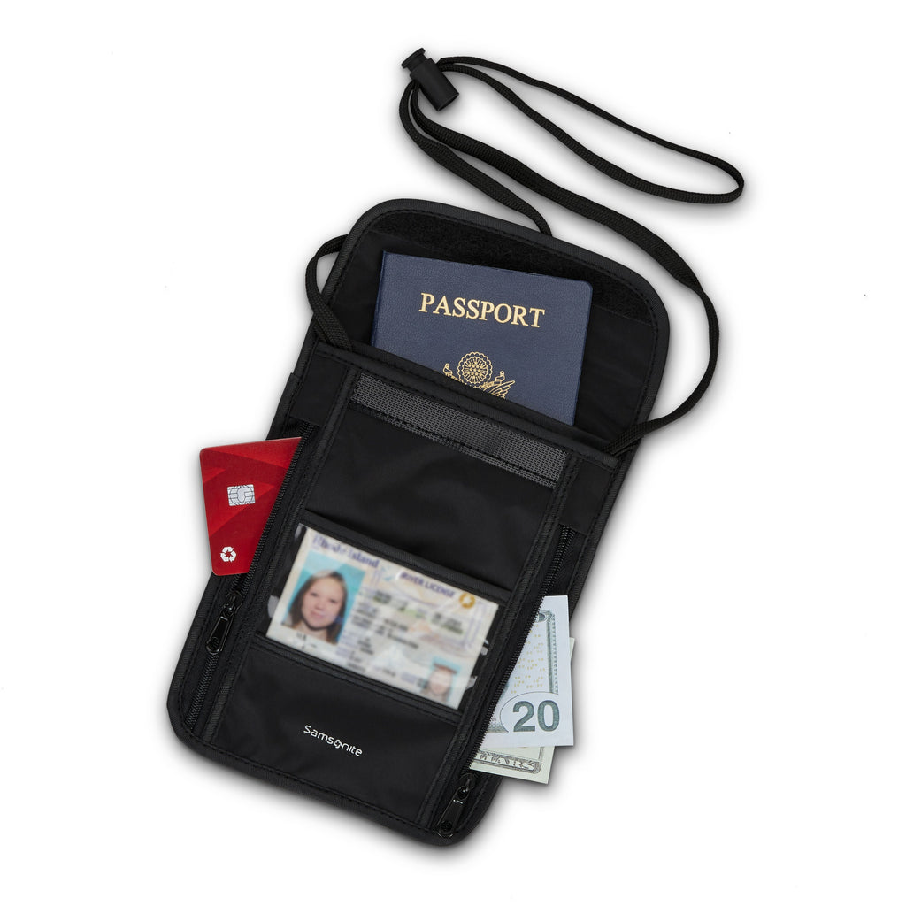 Samsonite Accessory - RFID Neck Pouch in the color Black.