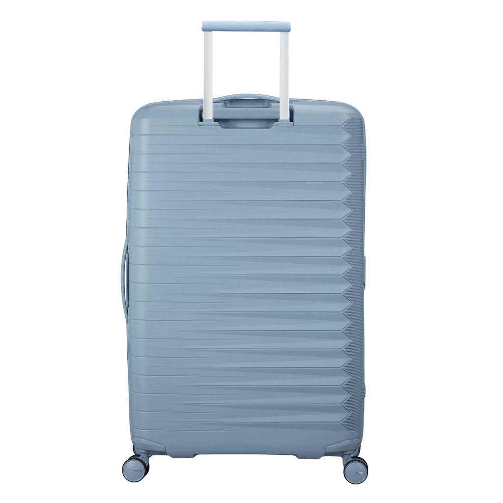 American Tourister FastForward Spinner Large in the color Steel Blue.