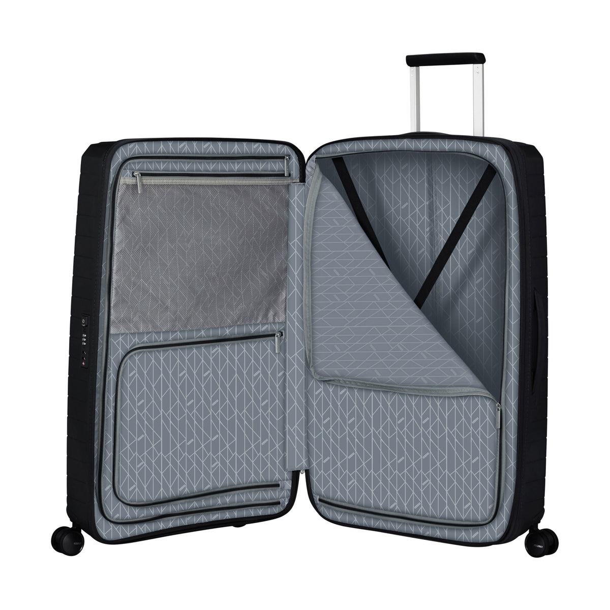 American Tourister FastForward 2 Piece Set in the color Flash Black.