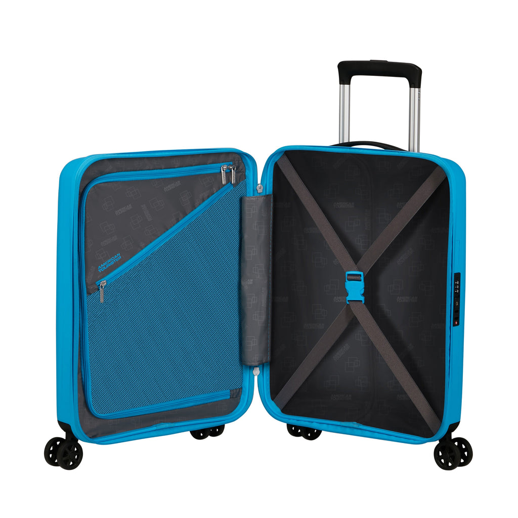 American Tourister Rejoy Spinner Carry-On™ in the color Azure Blue.