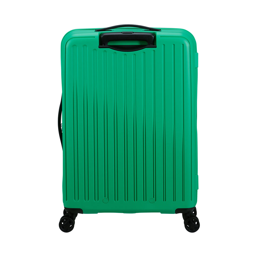 American Tourister Rejoy Spinner Medium in the color Jade Green.