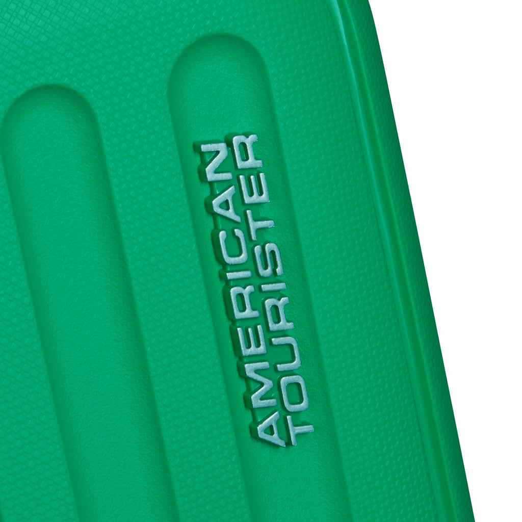 American Tourister Rejoy Spinner Medium in the color Jade Green.