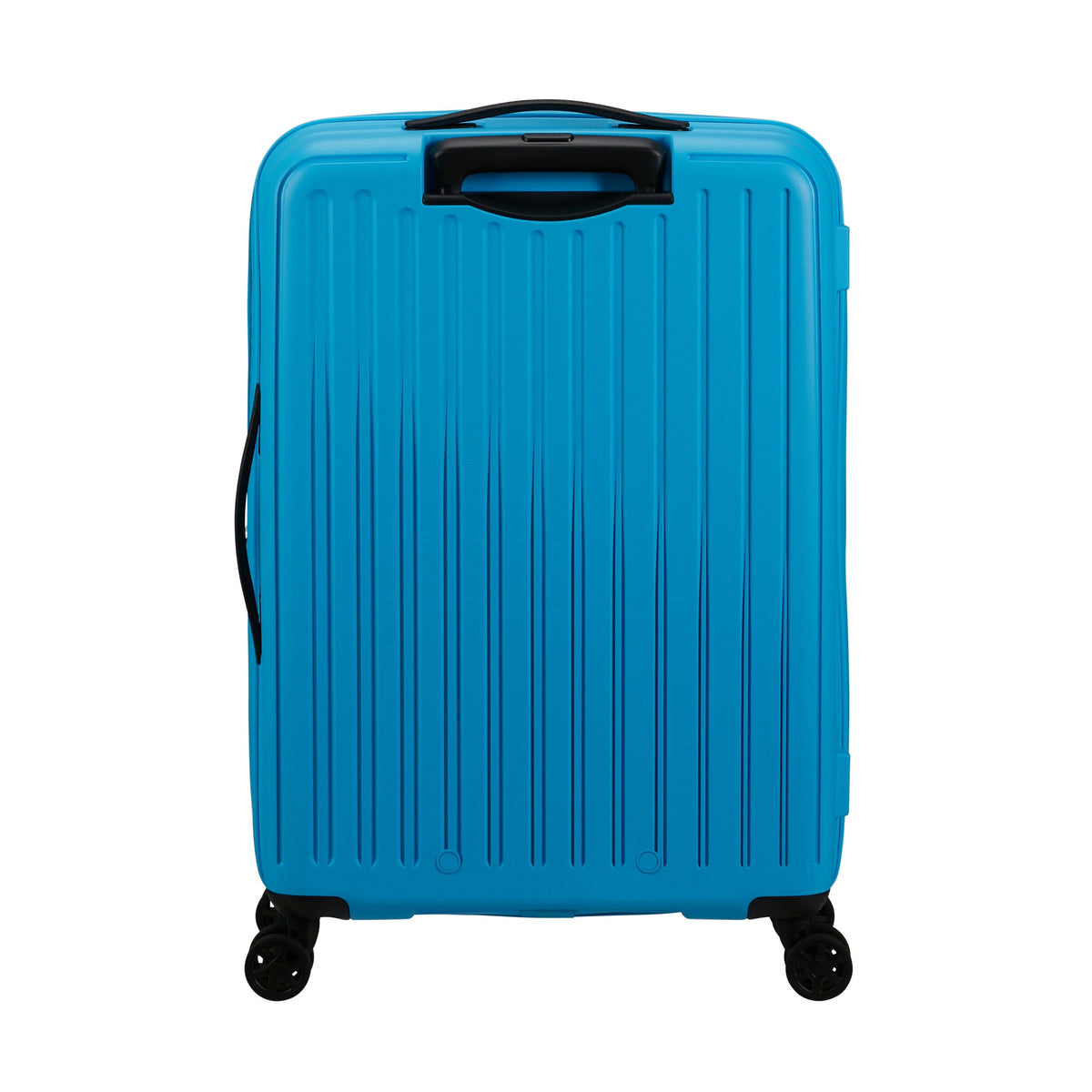 American Tourister Rejoy Spinner Medium in the color Azure Blue.