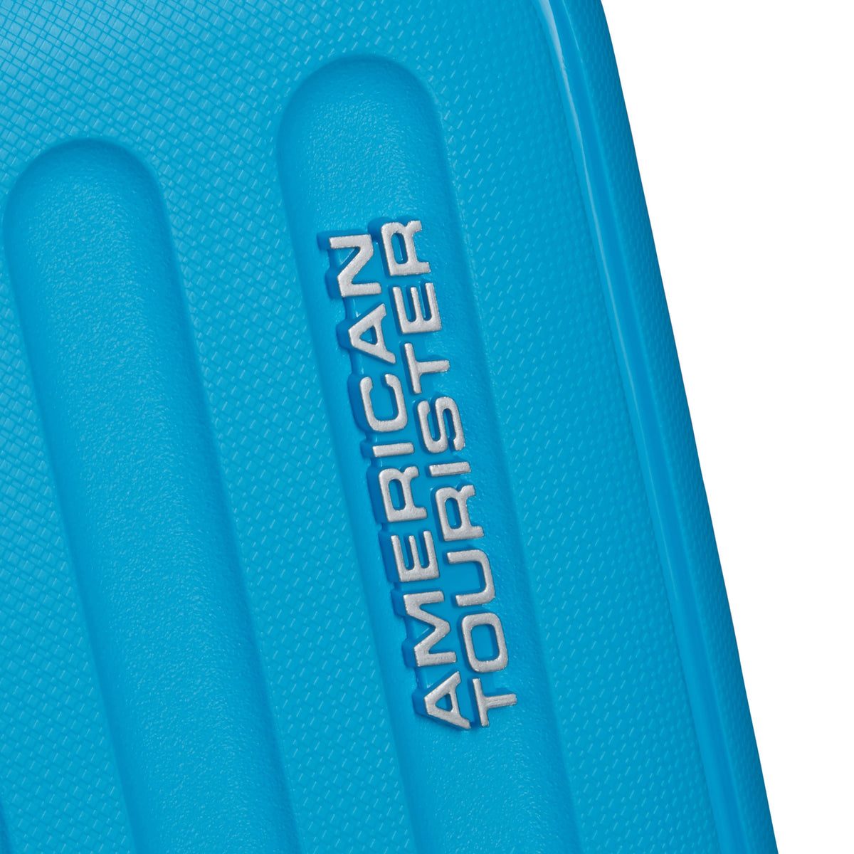 American Tourister Rejoy Spinner Medium in the color Azure Blue.