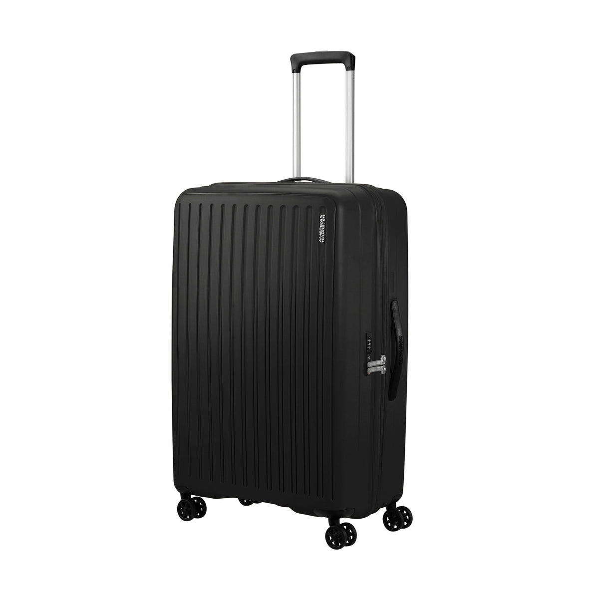 American Tourister Rejoy Spinner Large in the color True Black.