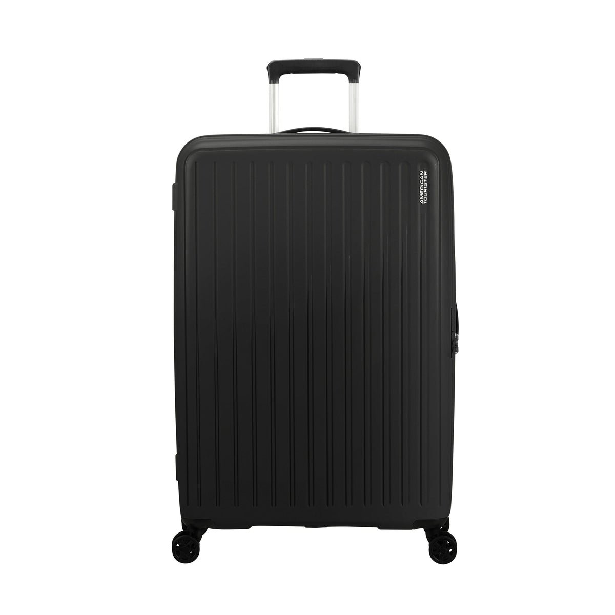 American Tourister Rejoy Spinner Large in the color True Black.