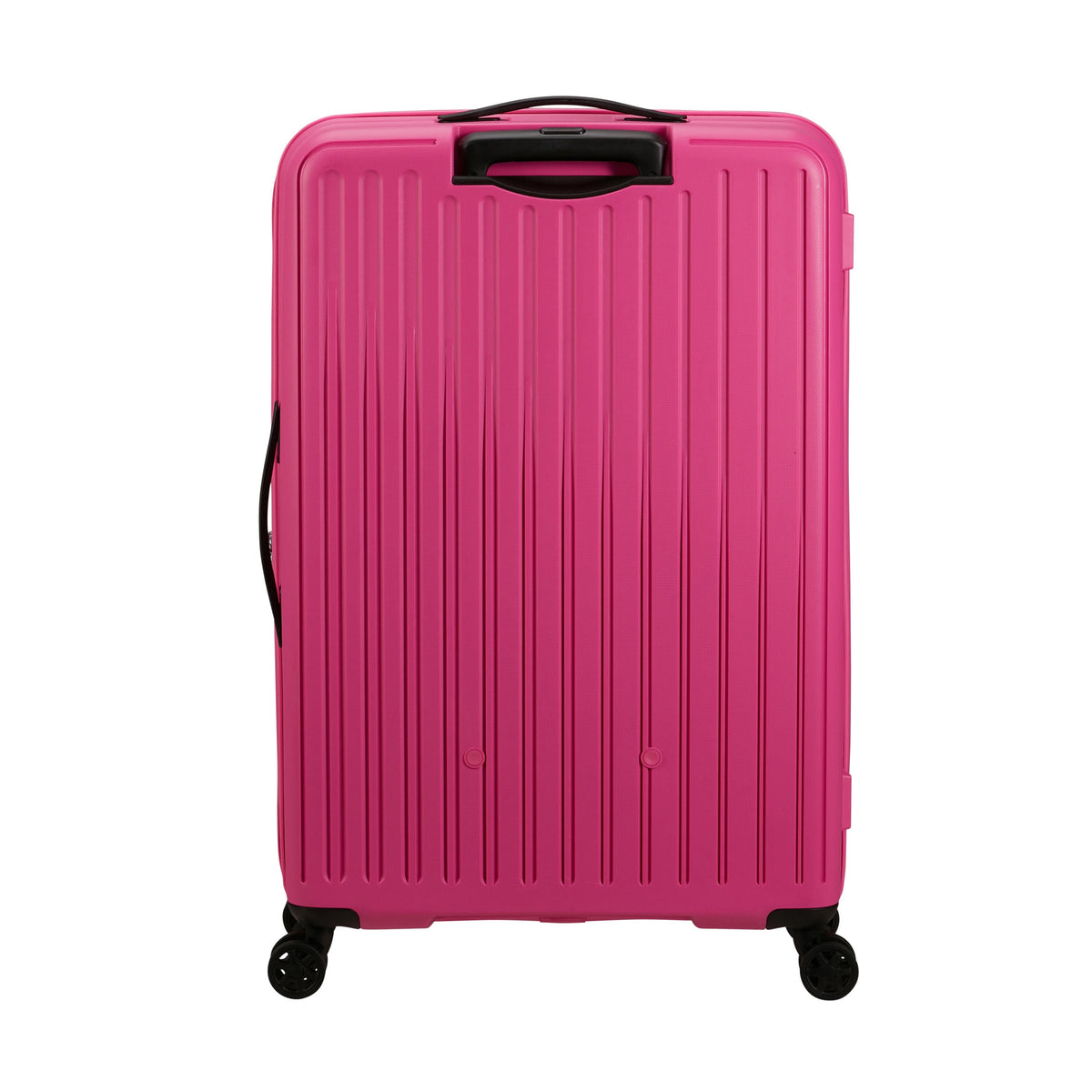 American Tourister Rejoy Spinner Large in the color Hawaiian Pink.