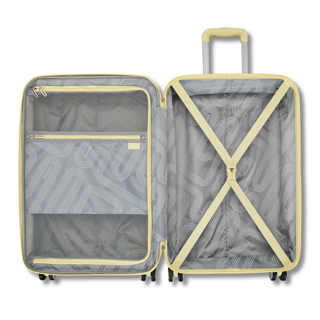 American Tourister Stratum 3.0 Spinner Carry-On™ in the color Celestial Yellow.
