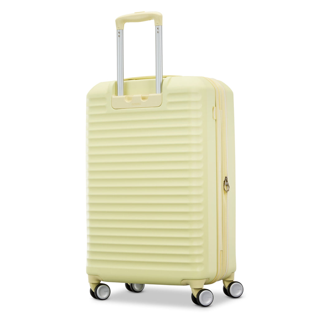 American Tourister Stratum 3.0 Spinner Medium in the color Celestial Yellow.