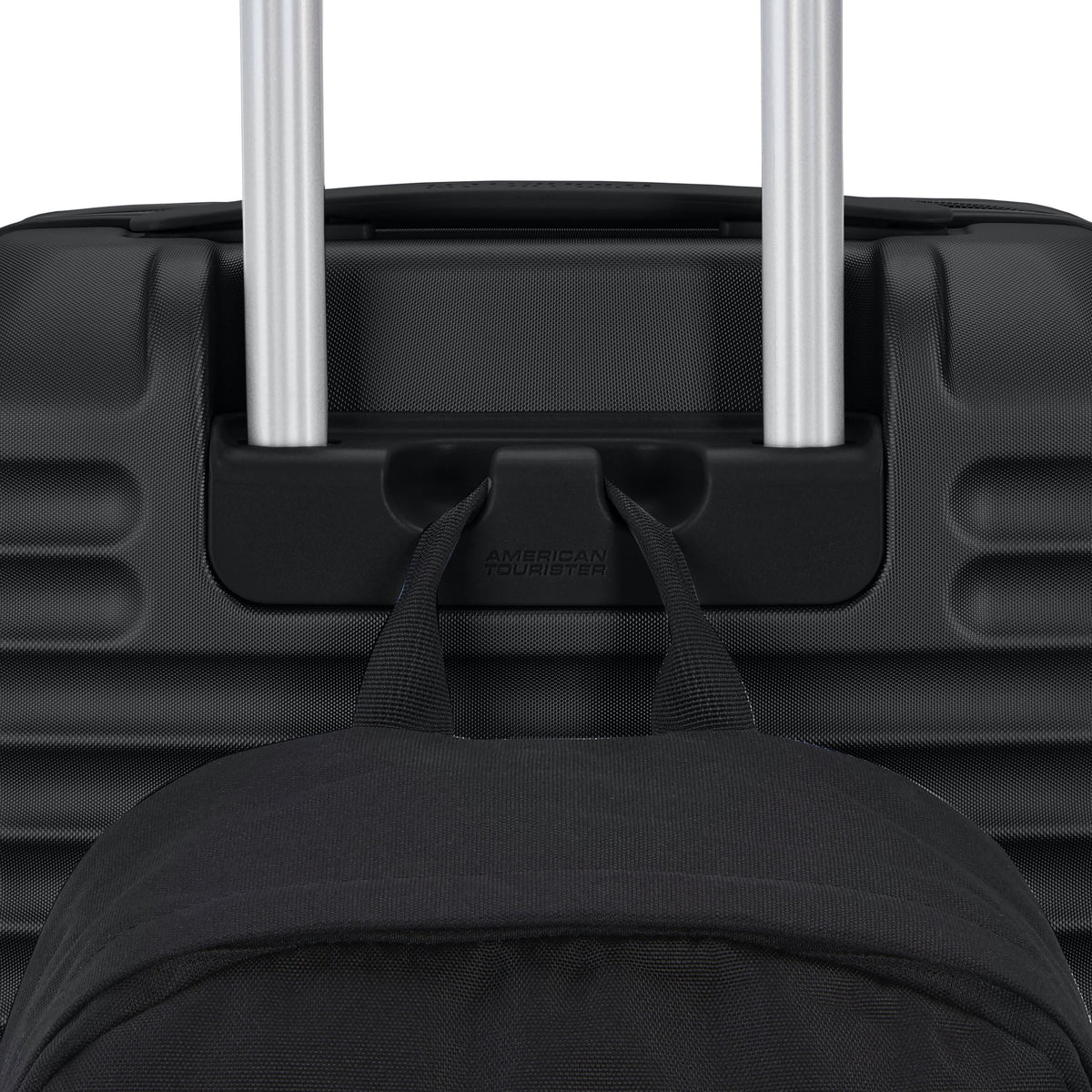 American Tourister Stratum 3.0 2 Piece Set (CO/L) in the color Black.