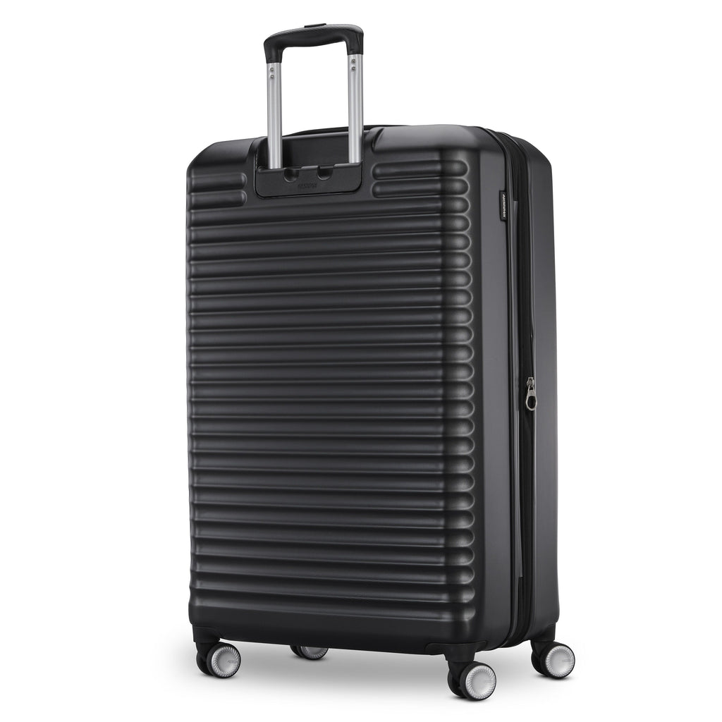 American Tourister Stratum 3.0 2 Piece Set (CO/L) in the color Black.