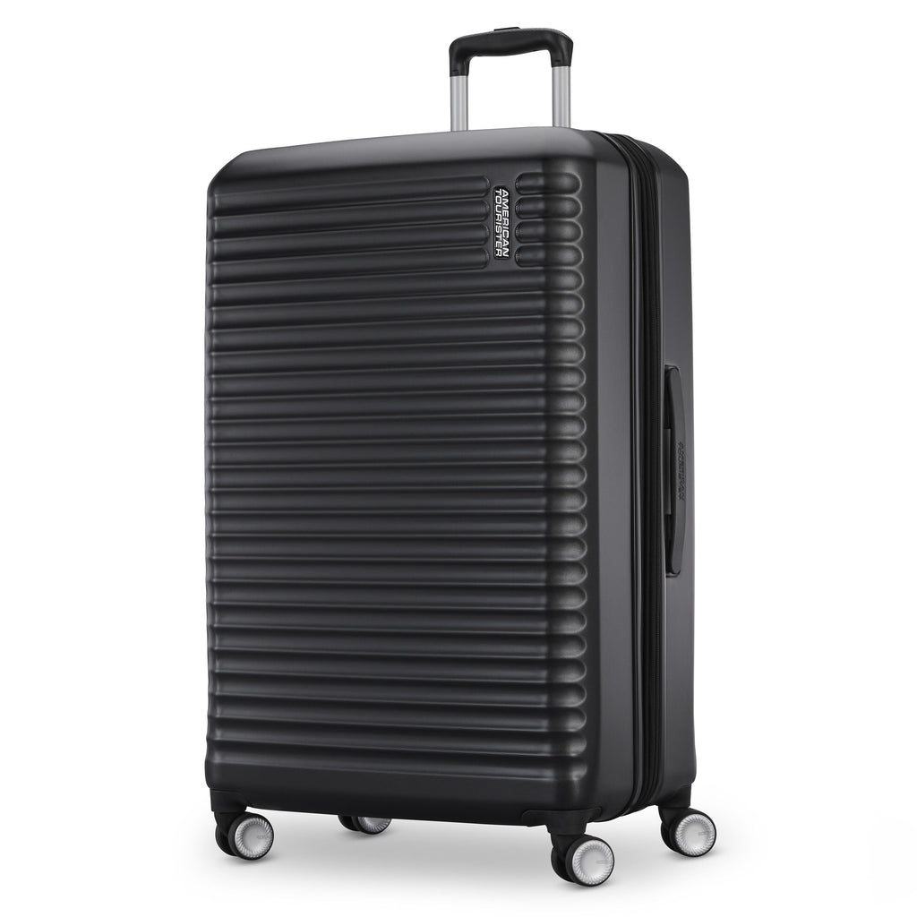 American Tourister Stratum 3.0 2 Piece Set (CO/L) in the color Black.