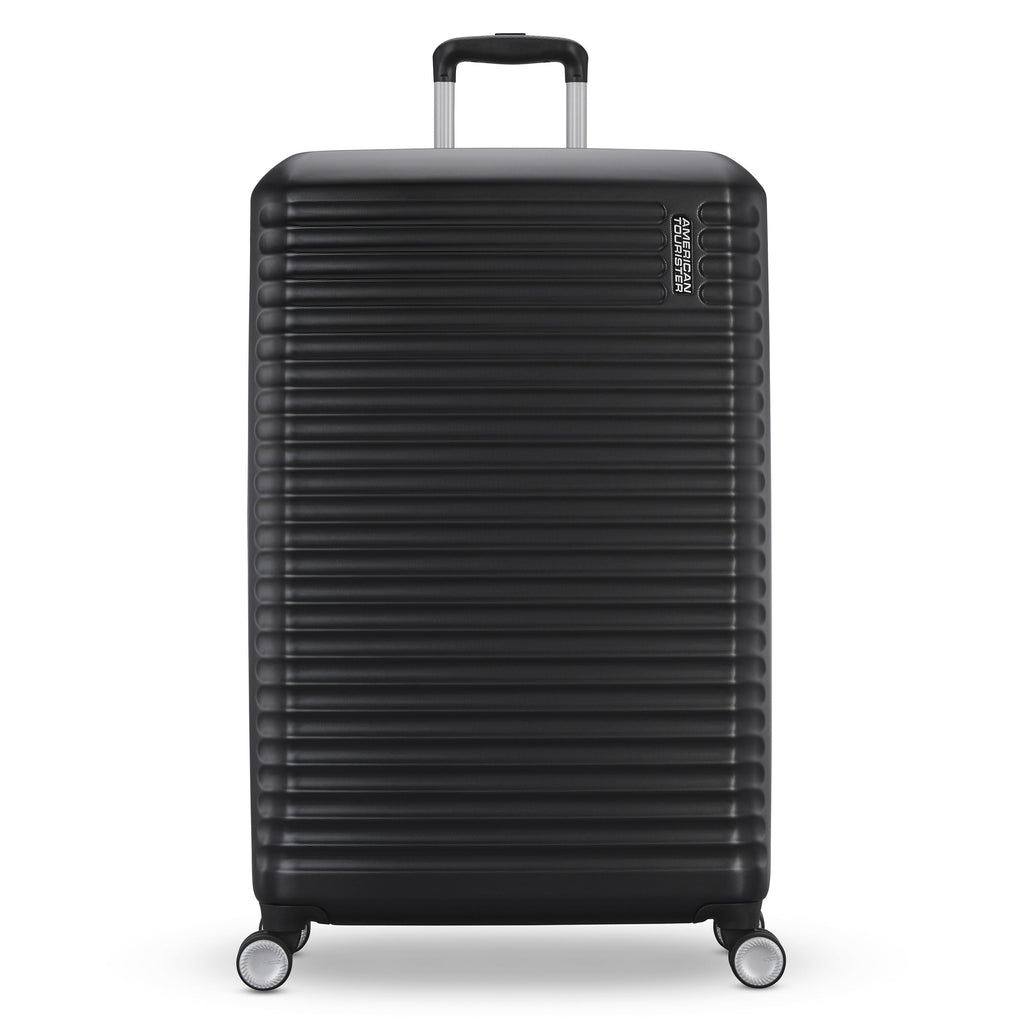 American Tourister Stratum 3.0 2 Piece Set (CO/L) in the color Black.