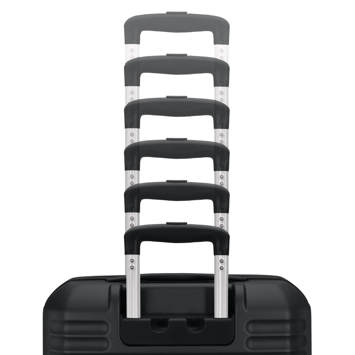 American Tourister Stratum 3.0 2 Piece Set (CO/L) in the color Black.